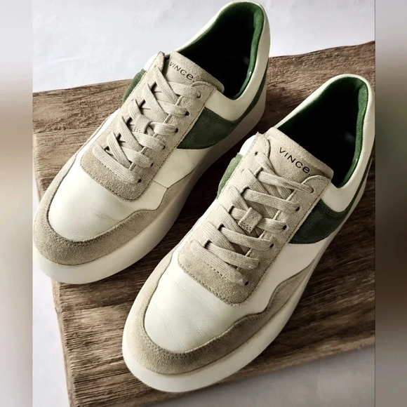 || VINCE || Warren retro sneaker, platform, lace ups, leather, suede - Picture 2 of 9